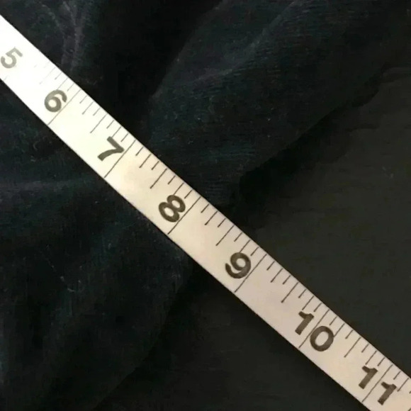 🌟Joe fresh slim corduroy mid rise navy blue pants 26x30 - Picture 10 of 13